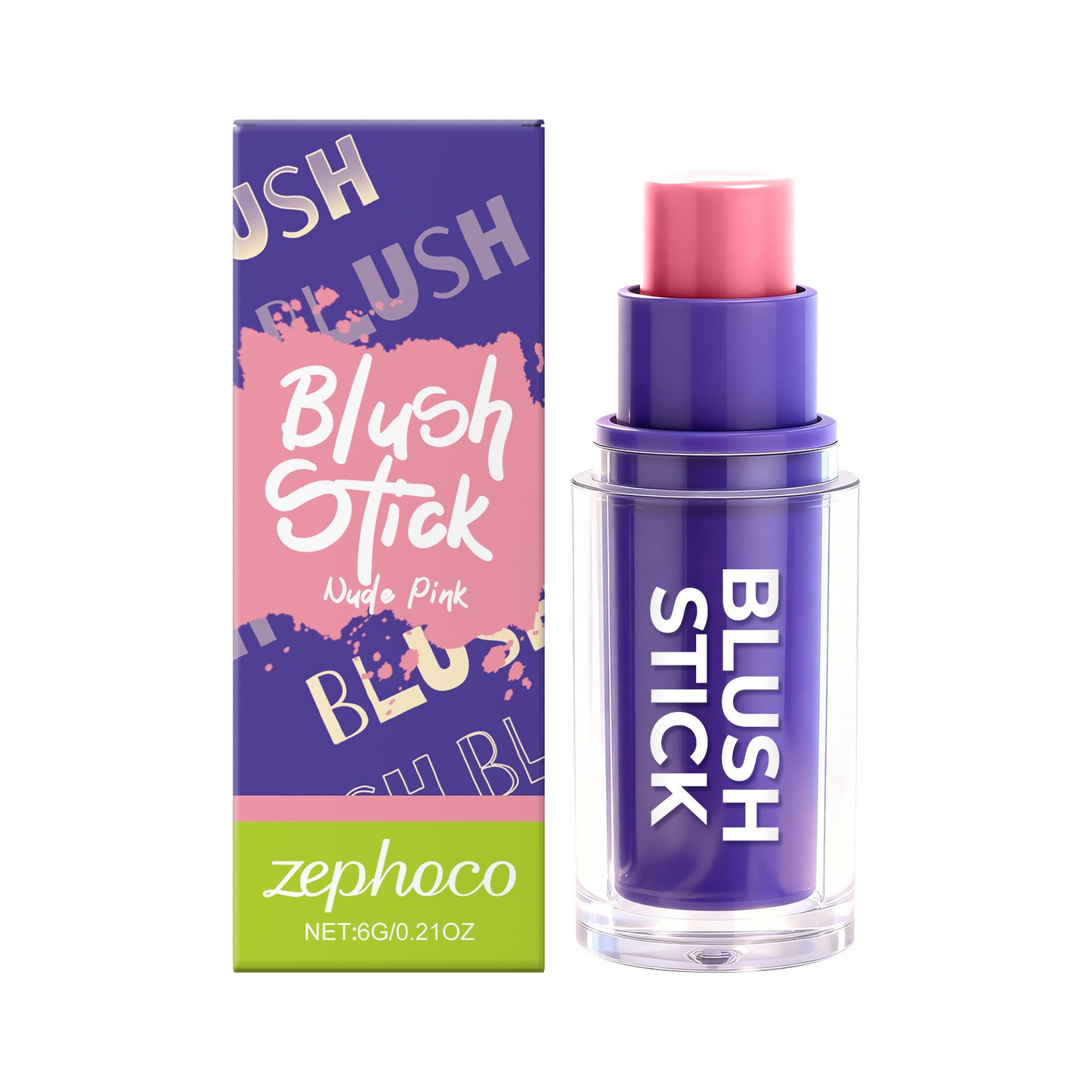 Zephoco Cream Blush Stick – Creamy Blendable Color for Natural Cheeks