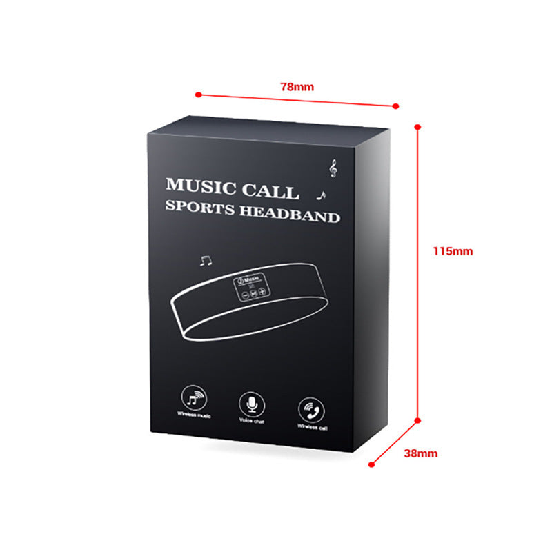 Bandeau musical Bluetooth – Accessoire de sport sans fil pour la course à pied, la salle de sport et les entraînements en extérieur