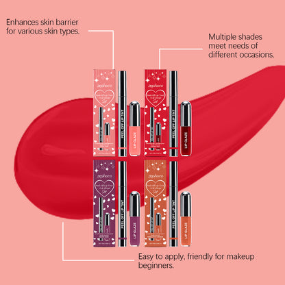 Set de tinte y brillo labial Zephoco Peel-Off: color de larga duración en varios tonos
