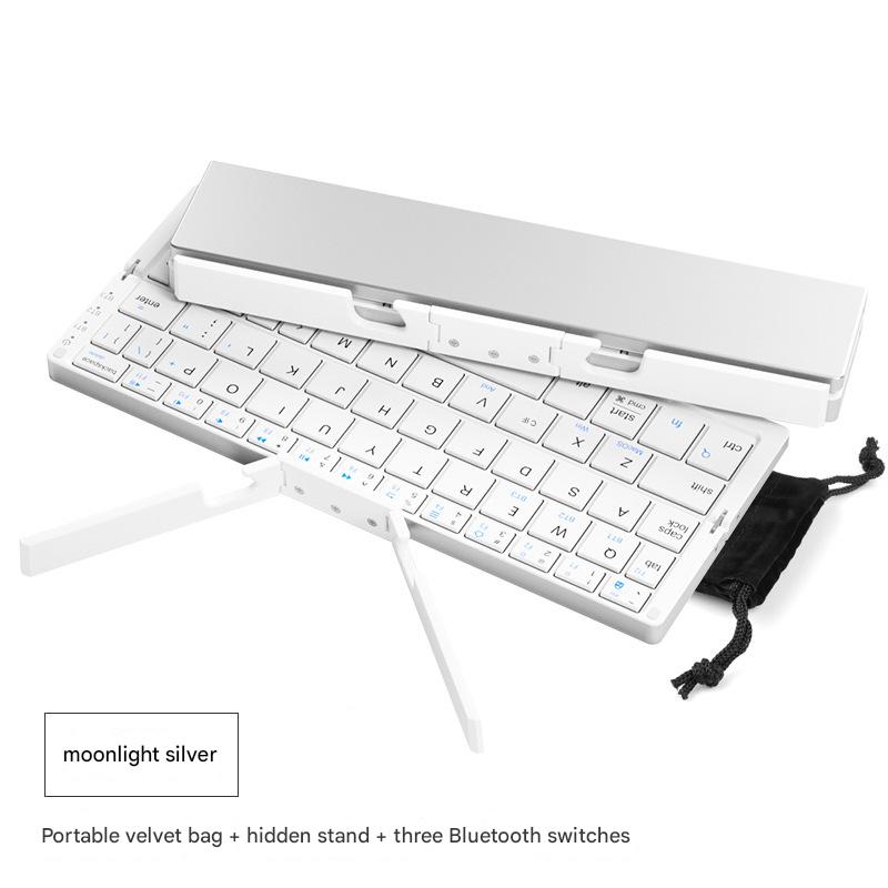 BOW Foldable Bluetooth Keyboard – Portable Keyboard for Tablets & Smartphones