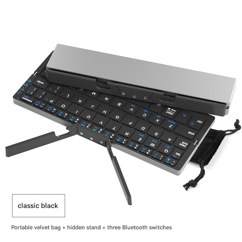 BOW Foldable Bluetooth Keyboard – Portable Keyboard for Tablets & Smartphones