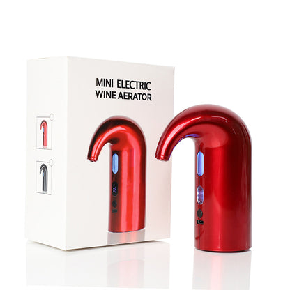 Electric Wine Aerator & Pourer – USB Rechargeable Automatic Wine Decanter