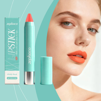 Crayon à lèvres Zephoco – Couleur longue tenue et fini hydratant