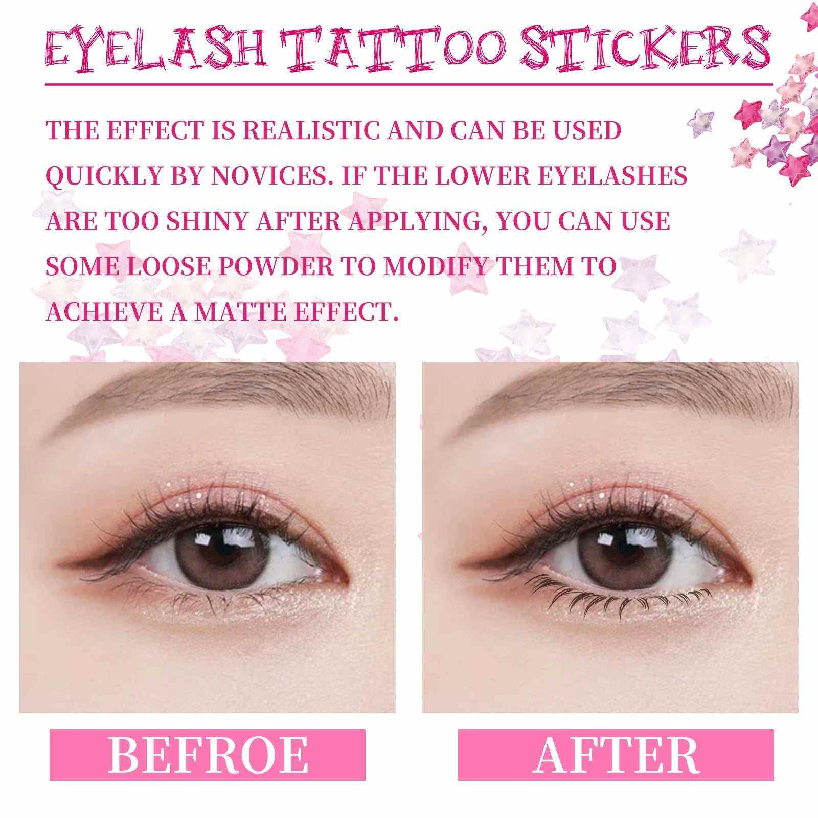 EELHOE Lazy Eyelash Stickers alt