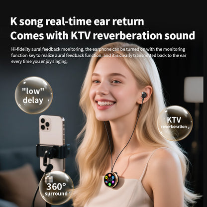 Écouteurs intra-auriculaires sans fil à clip avec affichage LED – Lecture de carte TF, longue autonomie et appels HD