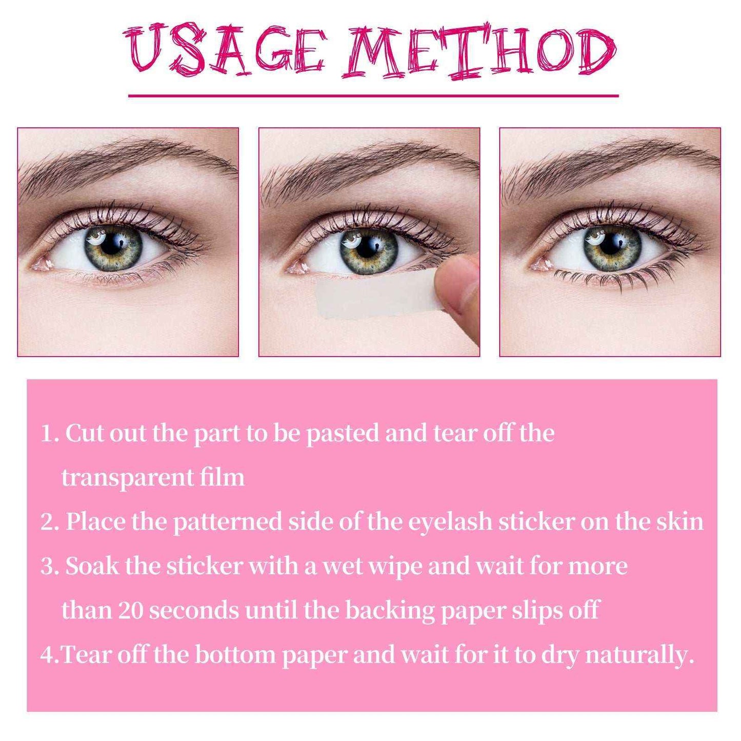 EELHOE Lazy Eyelash Stickers alt