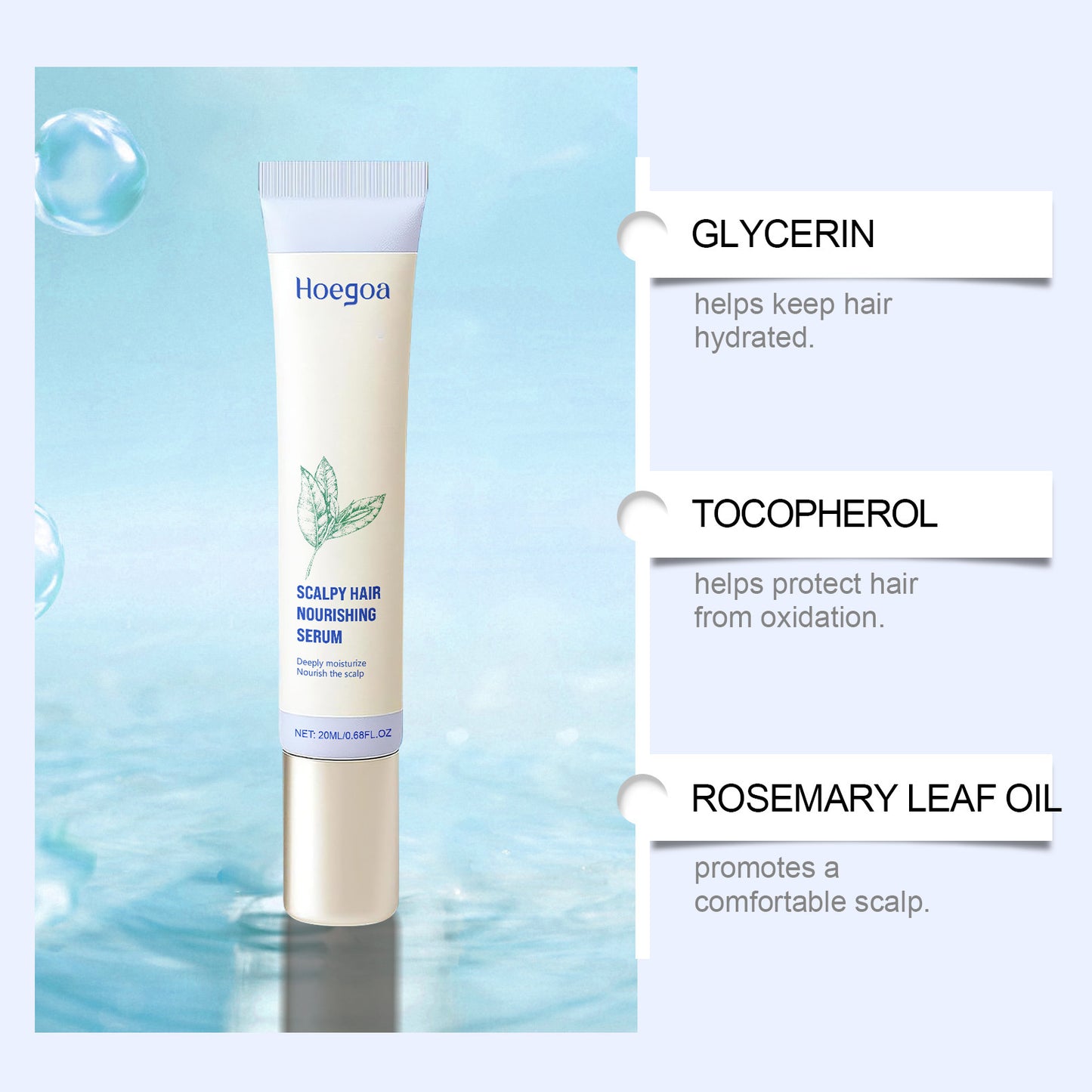 Suero nutritivo para el cuero cabelludo: cuidado ligero y no graso