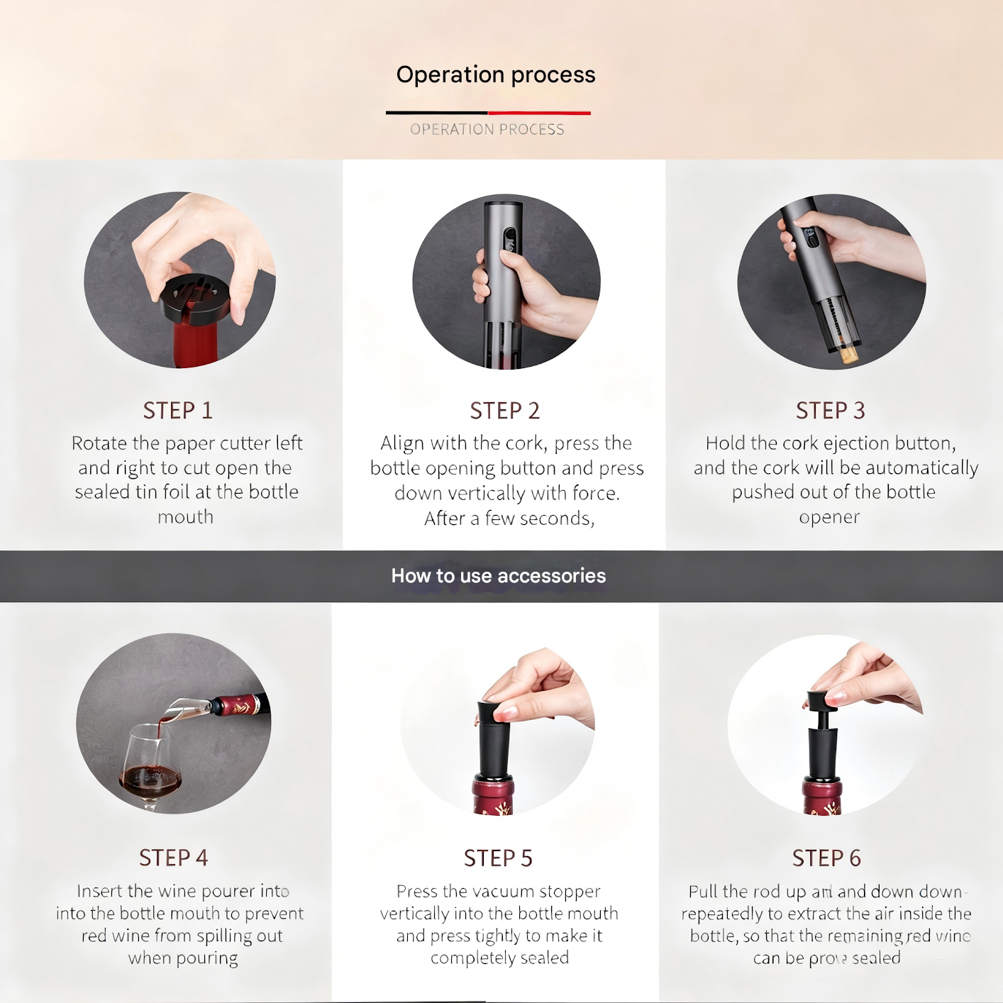 Rechargeable Electric Wine Opener Set – 4-in-1 Automatic Corkscrew Kit