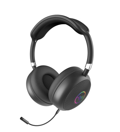 Casque de jeu sans fil LK51 avec éclairage RGB – Casque Bluetooth supra-auriculaire
