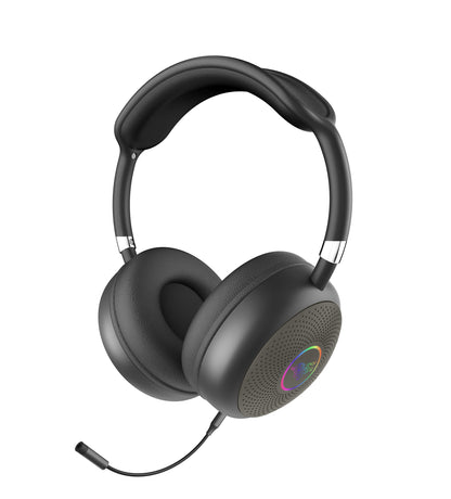Casque de jeu sans fil LK51 avec éclairage RGB – Casque Bluetooth supra-auriculaire