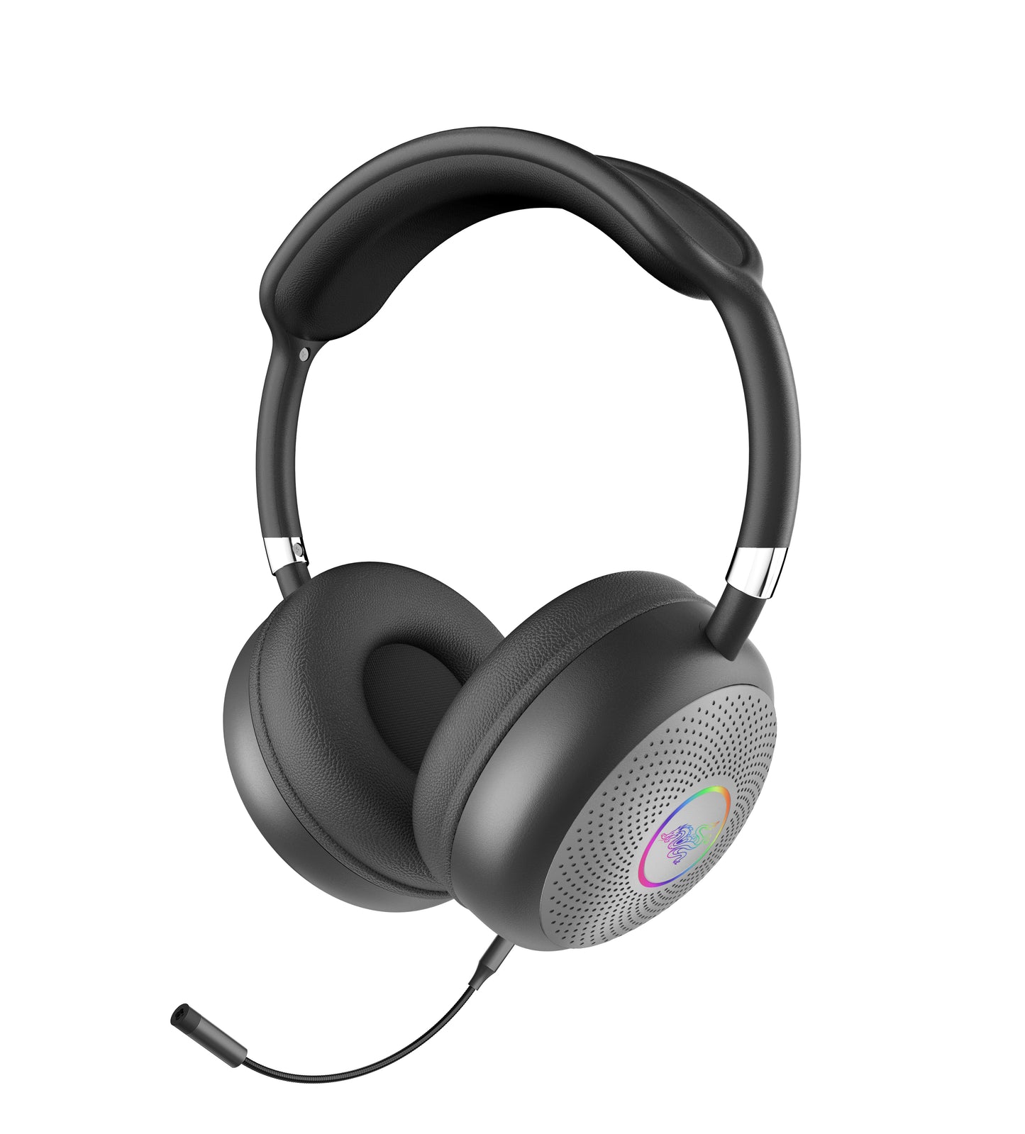 Casque de jeu sans fil LK51 avec éclairage RGB – Casque Bluetooth supra-auriculaire