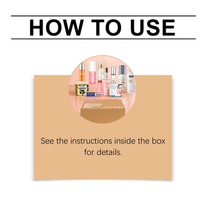 Coffret surprise de soins de la peau – Produits de beauté et de soins personnels assortis