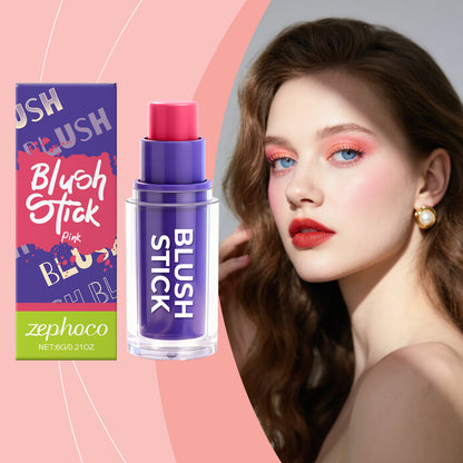 Zephoco Cream Blush Stick – Creamy Blendable Color for Natural Cheeks