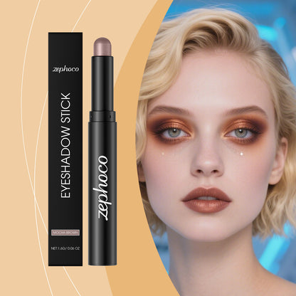 Zephoco Waterproof Eyeshadow Stick – Long-Lasting Shine, Smooth Application & Eye-Enhancing Effect