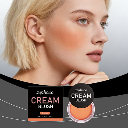 Zephoco Cream Blush – Lightweight Buildable Cream Blush with Smooth Color Payoff