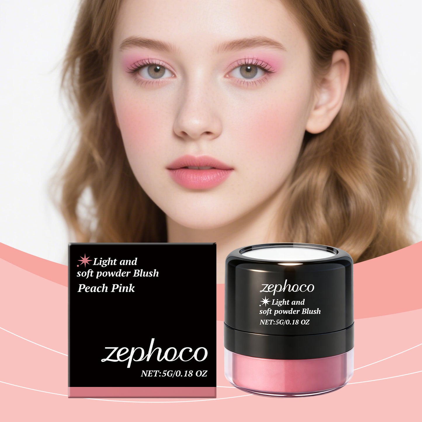 Zephoco Light & Soft Powder Blush (Multiple Shades)