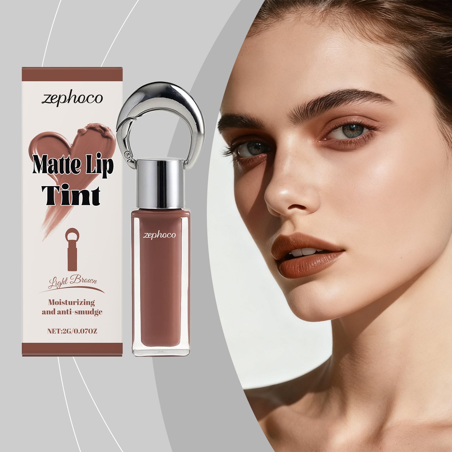 Zephoco Matte Lip Tint – Lightweight Long-Lasting Color (Multi Shades)