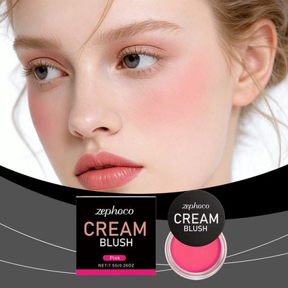 Zephoco Cream Blush – Lightweight Buildable Cream Blush with Smooth Color Payoff
