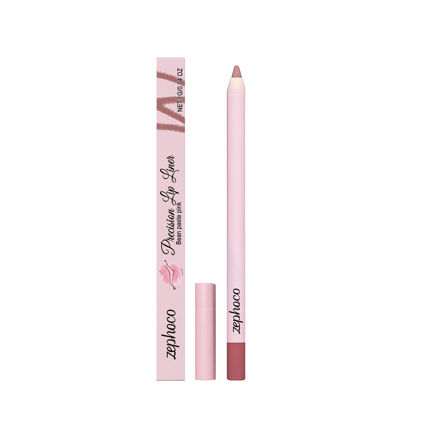 Zephoco Precision Lip Liner – Slim Pencil for Defined & Natural Lip Looks