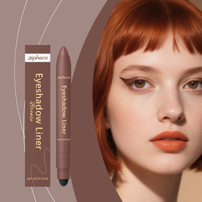 Delineador de ojos Zeyhoco de doble punta: suave, duradero y resistente a las manchas