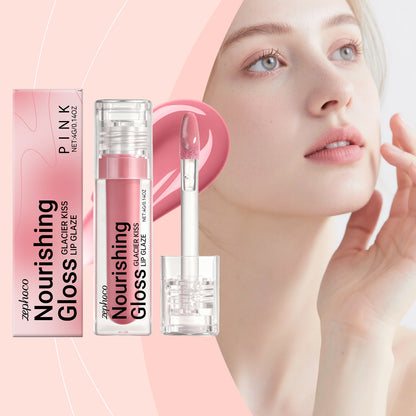 Zephoco Nourishing Lip Gloss – Glazed Shine for Smooth, Defined Lips