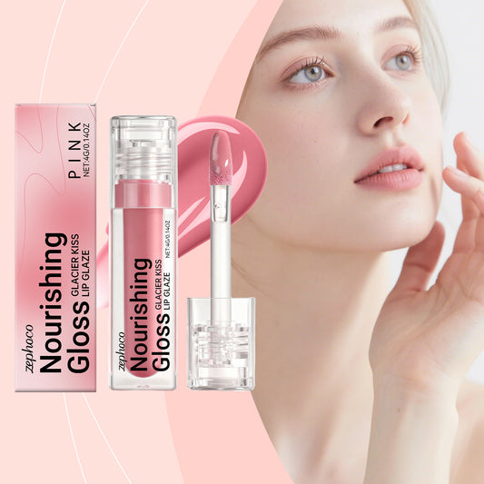Zephoco Nourishing Lip Gloss – Glazed Shine for Smooth, Defined Lips