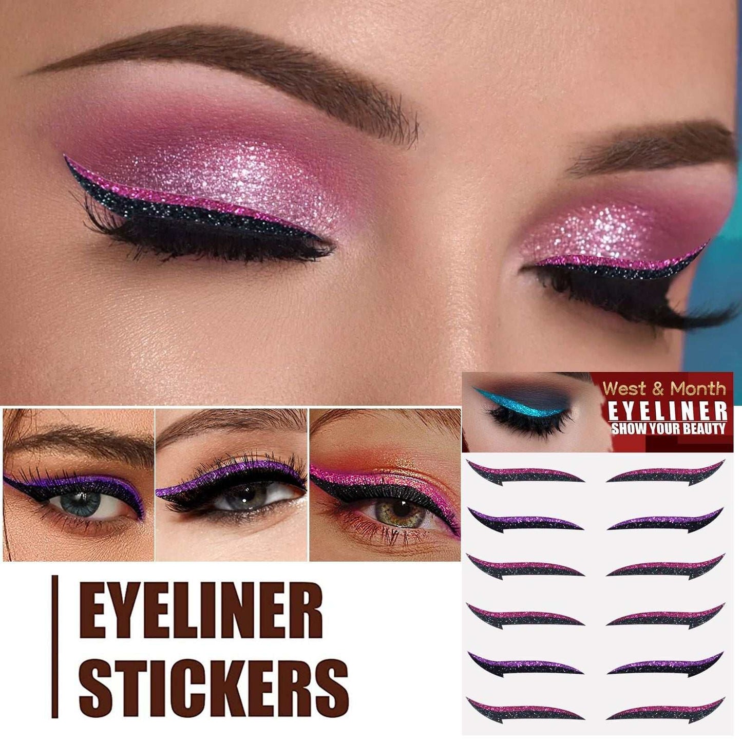 Self-Adhesive Eyeliner Stickers