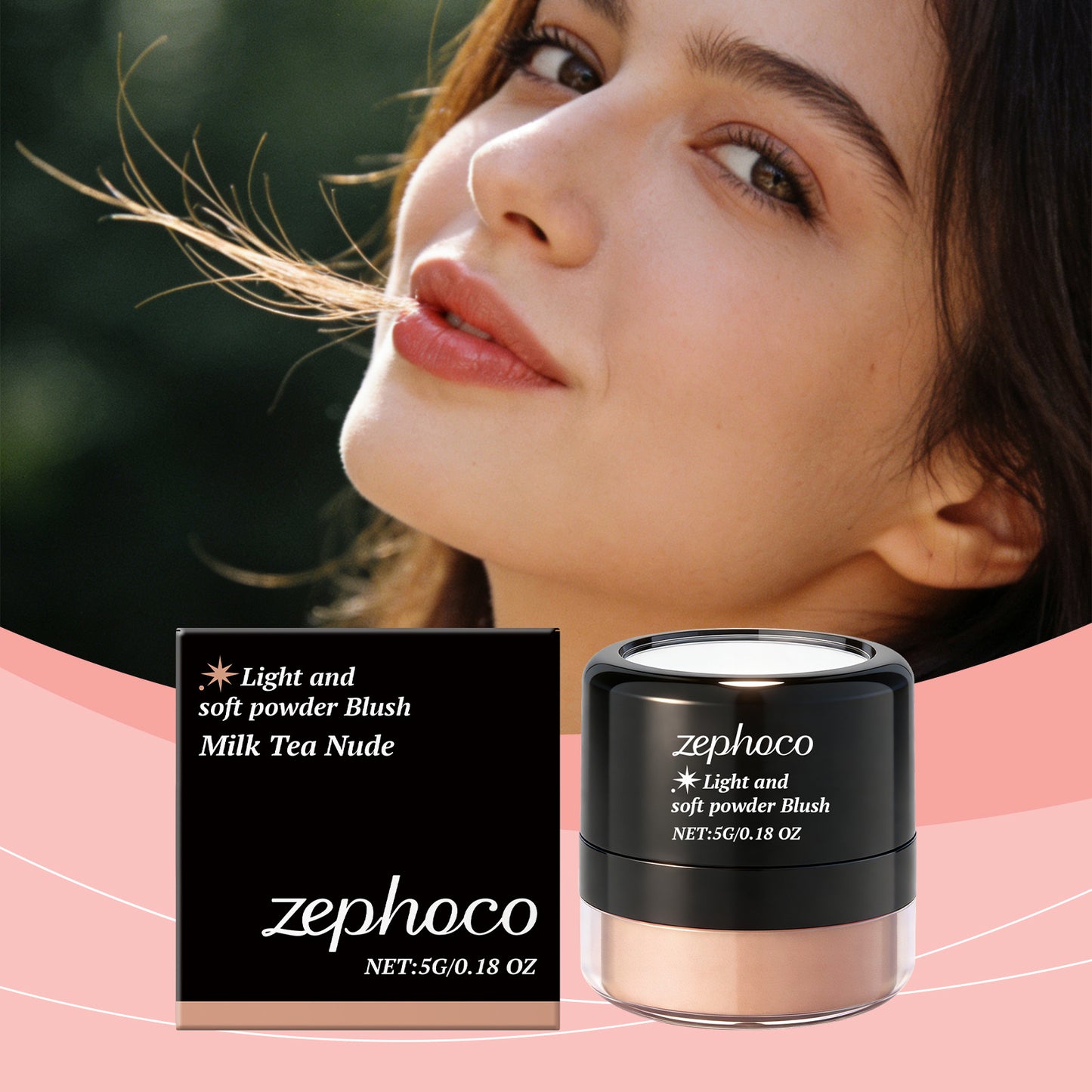 Zephoco Light & Soft Powder Blush (Multiple Shades)