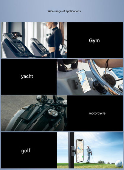 360° Dual-Sided Magnetic Phone Mount with N52 Strong Magnet