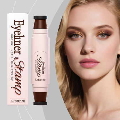 Dúo de sellos delineadores de ojos: set de maquillaje de ojos alados fácil