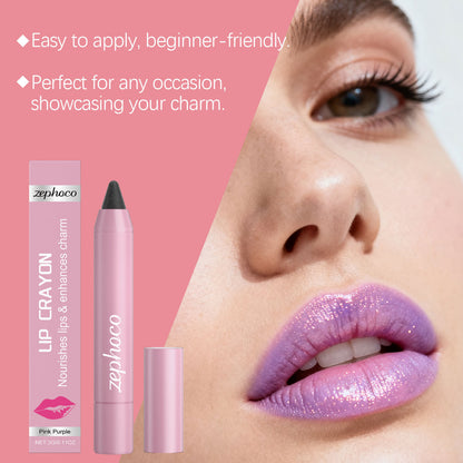 Zephoco Lip Crayon – Lightweight, Beginner-Friendly Color Stick