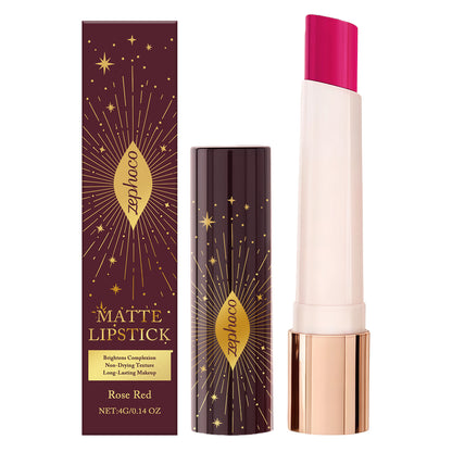 Rouge à lèvres mat Zephoco – Couleur mate douce longue tenue