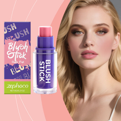 Zephoco Cream Blush Stick – Creamy Blendable Color for Natural Cheeks