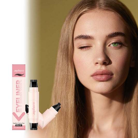 Zephoco Eyeliner Stamp Pen – Quick Winged Eye Makeup Tool