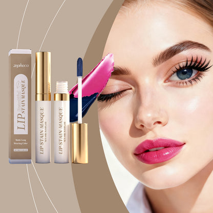 Zephoco Lip Stain Masque – Matte Long-Wearing Lip Color with Precision Applicator