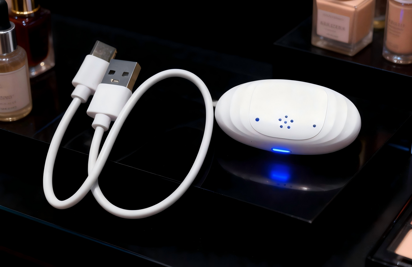 Smart Microcurrent Collagen Face Mask – Hydration & Firming Skincare Device