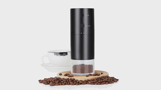 Portable Electric Coffee Grinder – Precise Dosing & Adjustable Grind Size