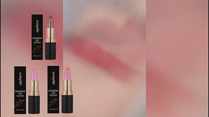 Zephoco Diamond Lip Gloss – Shimmer Finish Moisturizing Lipstick
