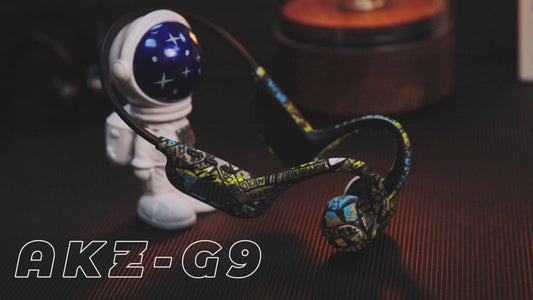 AKZ-G9 Bone Conduction Bluetooth Earphones – Open-Ear Design, LED Display & Long Battery Life