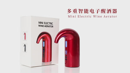 Electric Wine Aerator & Pourer – USB Rechargeable Automatic Wine Decanter