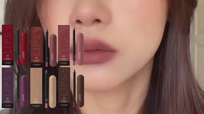 Duo Ampoule à Lèvres et Crayon à Lèvres – Définition Lisse Longue Tenue